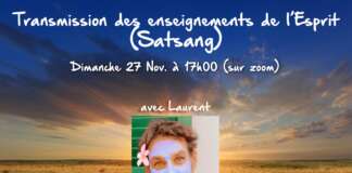 Satsang – Dimanche 27 Nov. à 17h00