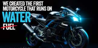 La moto qui fonctionne à l’eau