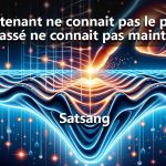 Maintenant ne connait pas le passé. Et le passé ne connait pas maintenant. Satsang.