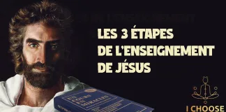 Les 3 étapes de l’enseignement de Jésus