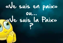 Je suis en paix ? Ou… Je suis la Paix ?