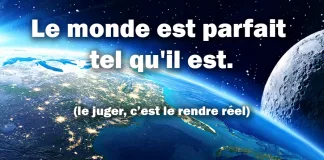 Le monde est parfait tel qu’il est