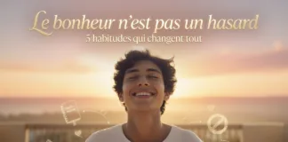 Le bonheur n’est pas un hasard : 5 habitudes qui changent tout
